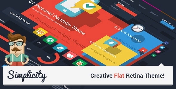 Simplicity – Creative Flat Retina Theme 2.1