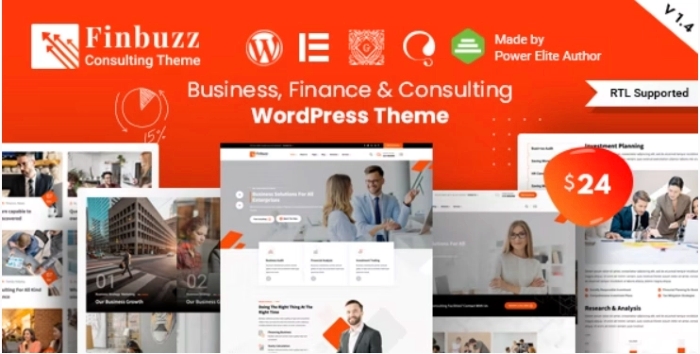 Finbuzz – Corporate Business WordPress Theme 1.10.0