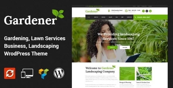 Gardener - Lawn and Landscaping WP Theme 1.5