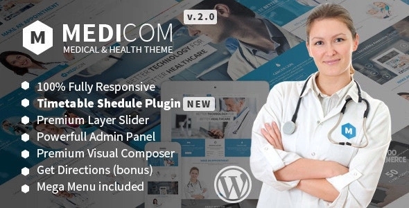Medicom – Medical & Health Template 3.0.9