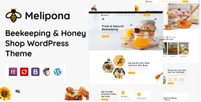 Melipona – Beekeeping and Honey Shop WordPress Theme 1.1