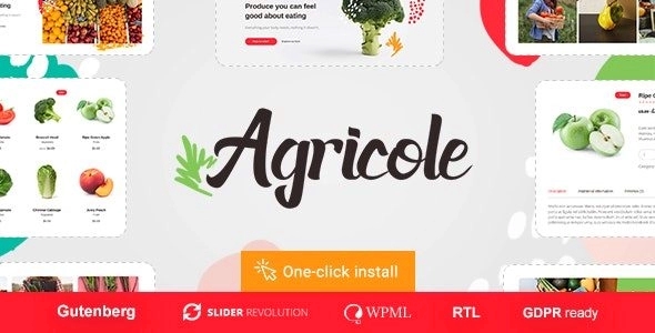 Agricole WordPress Theme 1.0.4