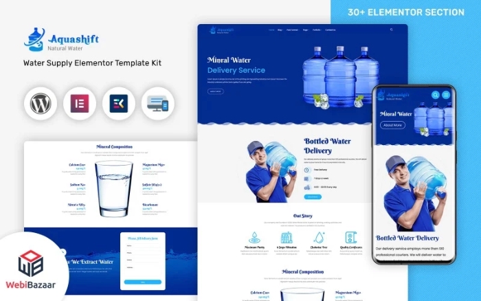 Aquashift – Drinking Water WordPress Delivery Services 1.0