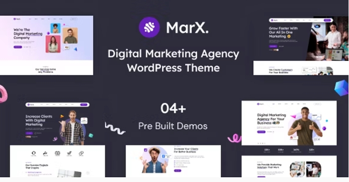 Marx – Digital Marketing Agency WordPress Theme 1.0.0