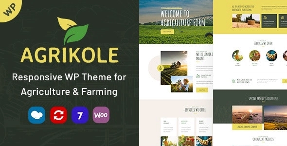 Agrikole – Responsive WordPress Theme 1.6