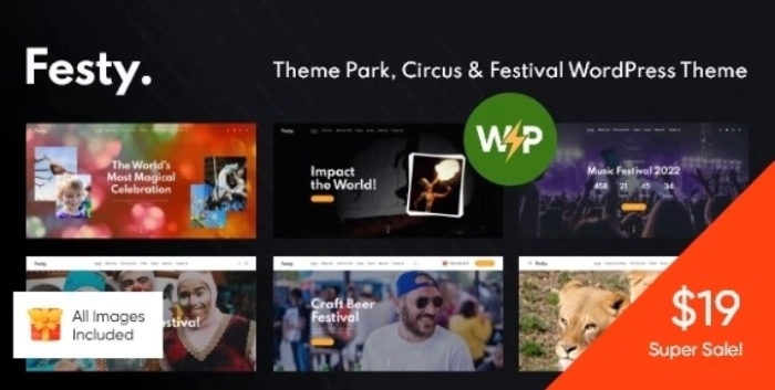 Festy – Theme Park Circus & Festival WP Theme 1.13.0