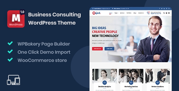 Majed – Business Consulting WordPress Theme 1.0.0