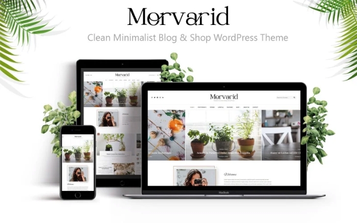 Morvarid – Clean Minimalist Blog & Shop WP Theme 1.0.6