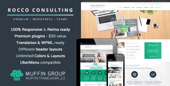 Rocco Flat WordPress Theme 1.4.3