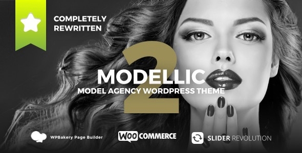 Modellic – WooCommerce & Booking Model Agency WordPress Theme 3.3.16