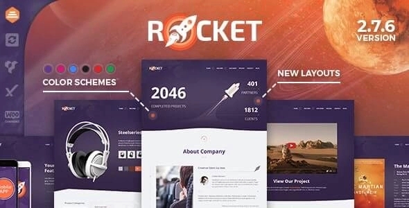 Rocket – Creative Multipurpose WordPress Theme 2.9.3