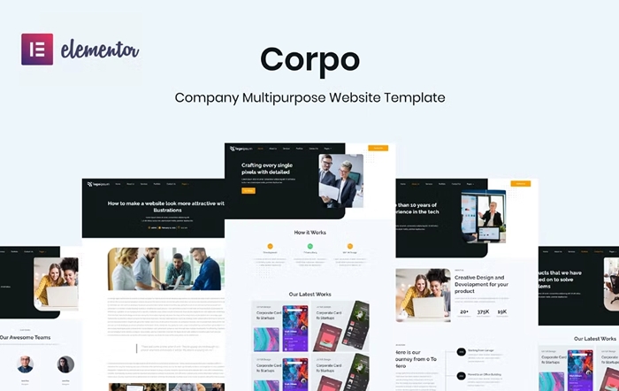 Corpo – Corporate Business Elementor Template Kit 1.0.0