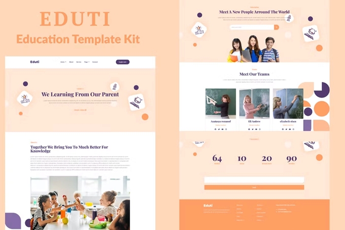 Eduti – Education Elementor Template Kit 1.0.0