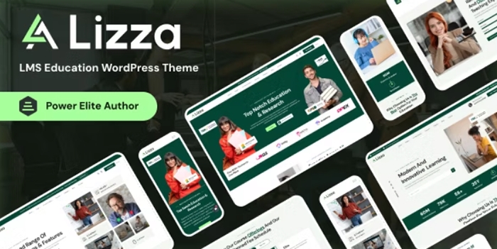 Lizza - LMS Education WordPress Theme 1.0.1