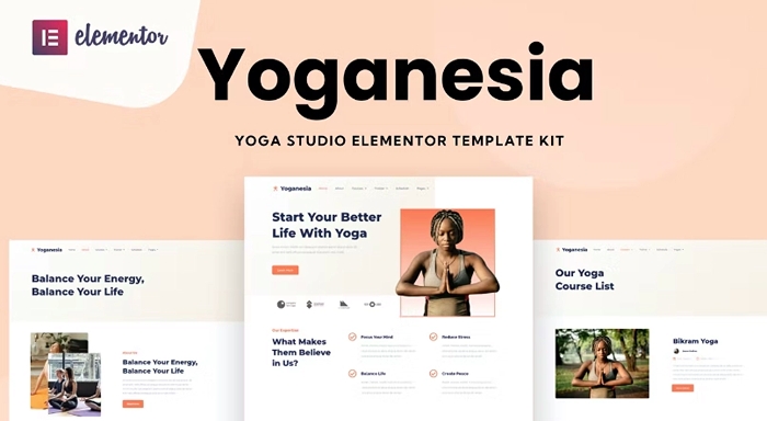 Yoganesia – Yoga Training Elementor Template Kit 1.0.0