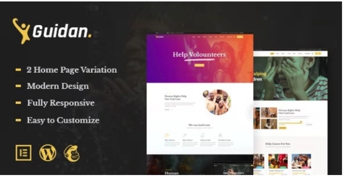 Guidan – NonProfit Charity WordPress Theme 1.0