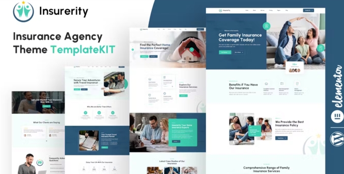 Insurerity – Insurance Agency Elementor Template Kit 1.0.0