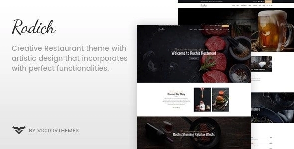 Rodich – A Restaurant WordPress Theme 2.2