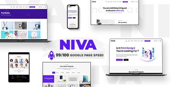 Niva – Creative Agency WordPress Theme 2.0.2