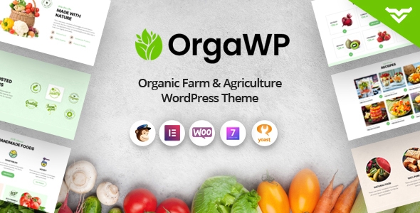 OrgaWP – Organic Farm & Agriculture WordPress Theme 1.0
