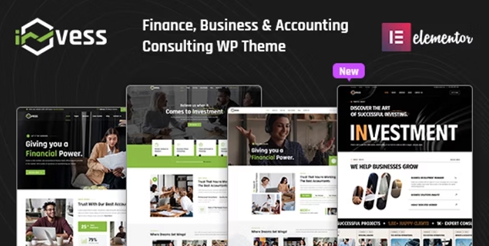 Invess – Accounting & Finance Consulting WordPress Theme 2.8