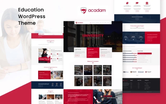 Acadam – University WordPress Theme 1.0