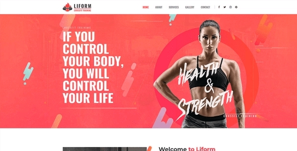 Liform – Crossfit Sport WordPress Elementor Theme 1.0.0