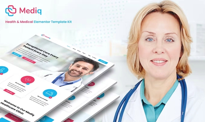 Mediq – Health & Medical Elementor Template Kit 1.0.0