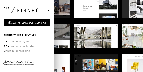 Die Finnhütte – Modern Architecture and Interior Design Theme 1.8