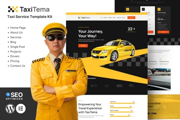 Taxitema – Taxi Drivers Business Template Kit 1.0.0
