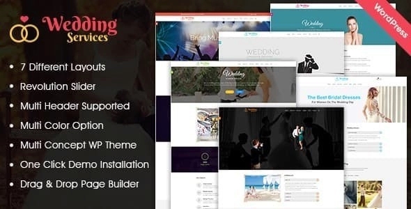 Wedding Services WordPress Theme 1.0.1