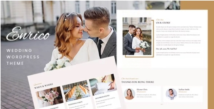 Enrico – Wedding WordPress Theme 1.0