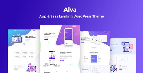 Alva β WordPress Theme For Saas Product 1.1