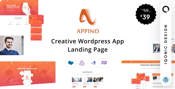 Appino – Creative WordPress App Landing Page 1.5.1