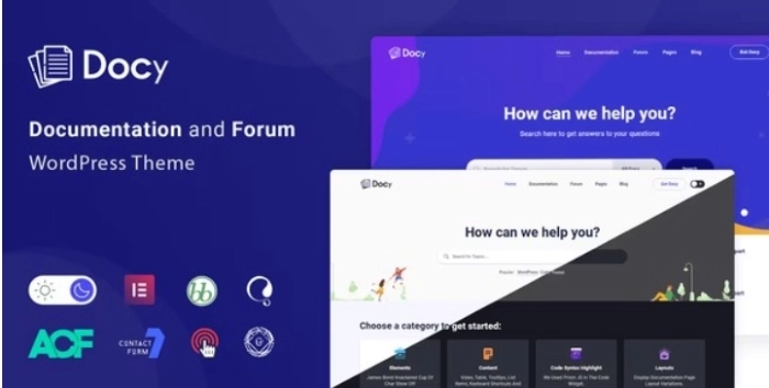 Docy - Documentation and Knowledge base WP Theme with Helpdesk Forum 3.4.3