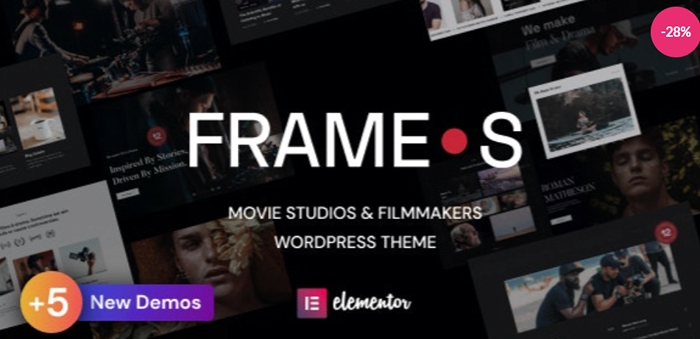 Frames – Movie Studios & Filmmakers WordPress theme 1.5.2