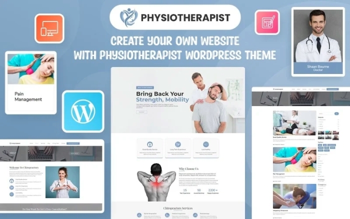 Physiotherapist WordPress Theme 1.0.0