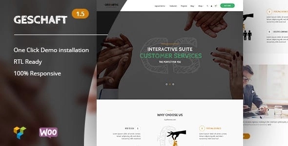 Geschaft – Business WooCommerce WP Theme 1.5