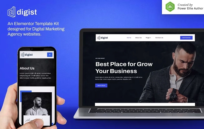 Digist – Digital Marketing Agency Elementor Template Kit 1.0.0