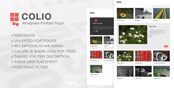 Colio – Responsive Portfolio WordPress Plugin 2.3.4