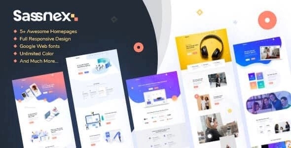 Sassnex – Multi-concept WordPress Theme 1.0