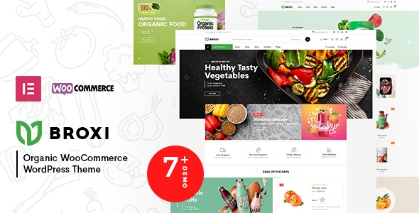 Broxi – Organic & Food WooCommerce WordPress Theme 1.0.0