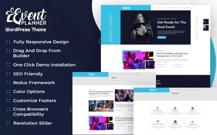 Event Planner and Organizer WordPress Theme 1.0.0