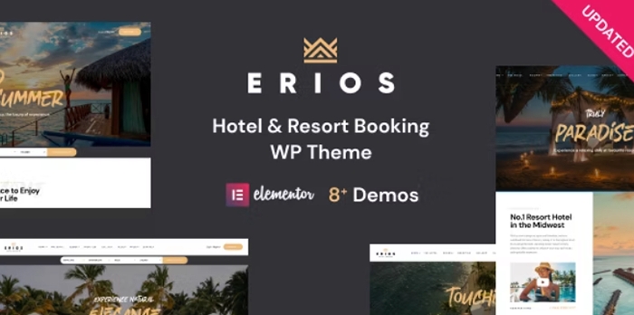 Resort & Hotel WordPress Theme – Erios 1.2.5