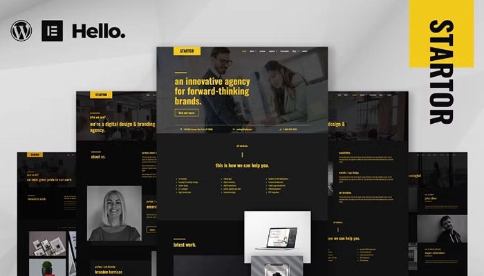 STARTOR – Agency & Company Elementor Template Kit 1.0.0
