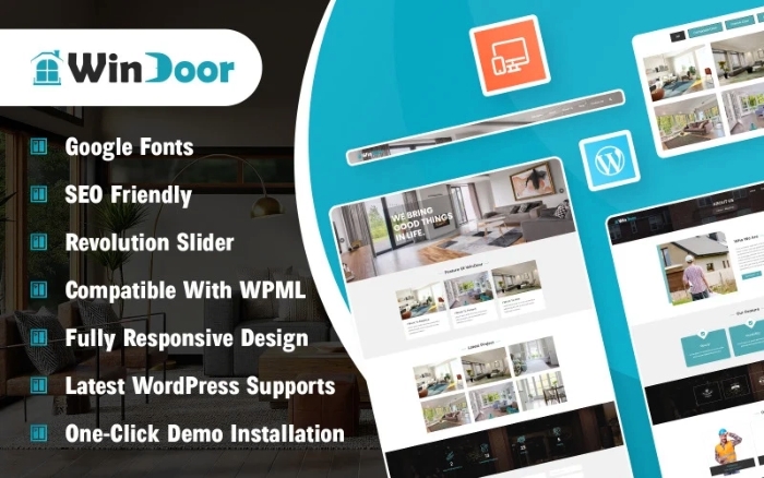 Windoor – Windows and Door Installation WP Theme 1.0.0
