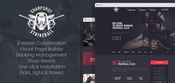 SharpShot – Responsive WordPress Theme 1.0