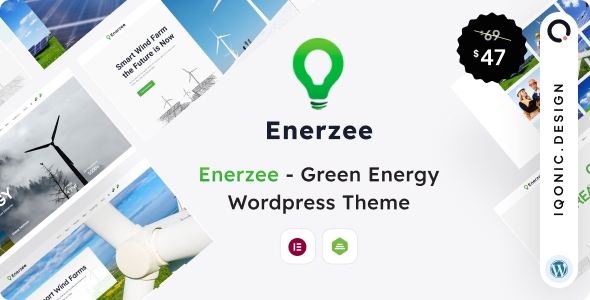 Enerzee - Renewable Energy WordPress Theme 1.2