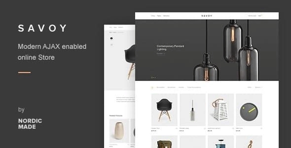 Savoy - Minimalist AJAX WooCommerce 2.9.6