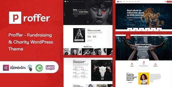 Proffer – Fundraising & Charity WordPress Theme 1.0.6